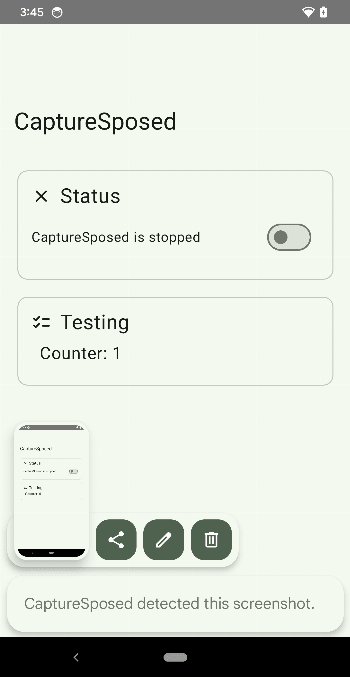 CaptureSposed APK screenshot