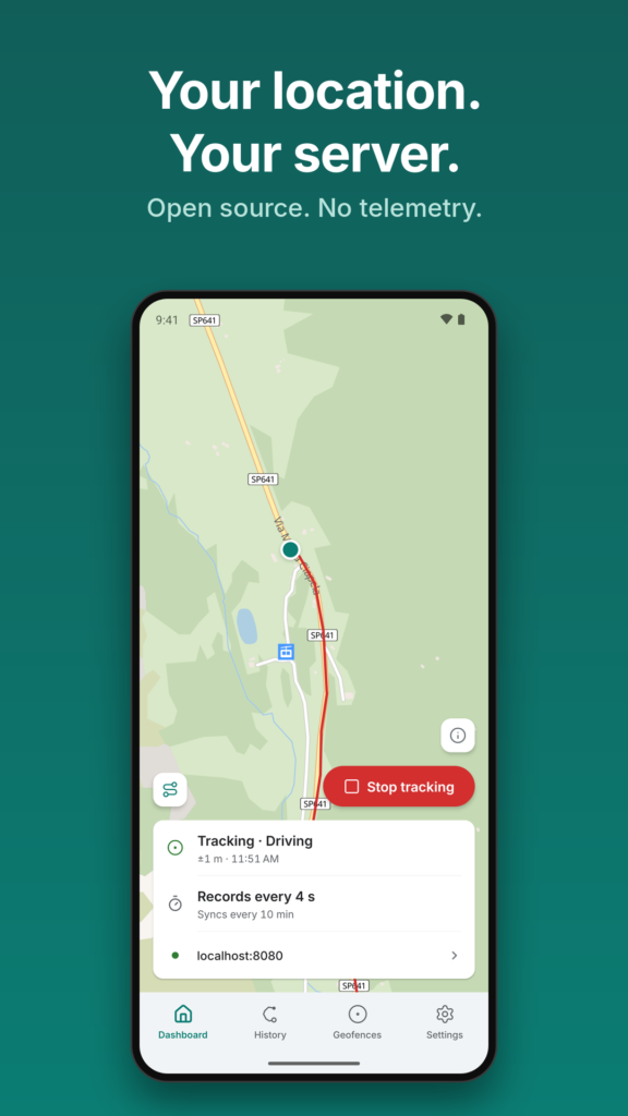 Colota - GPS Location Tracker APK screenshot