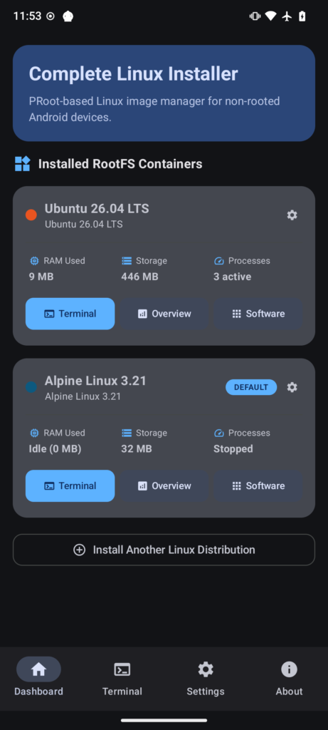 Complete Linux Installer APK screenshot