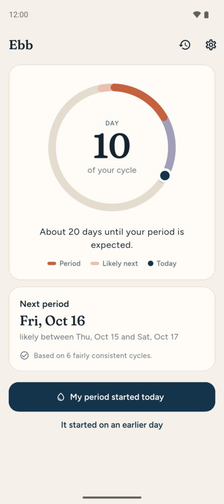 Ebb APK screenshot