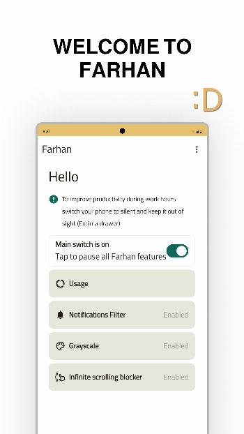 Farhan - Brake Phone Addiction APK screenshot