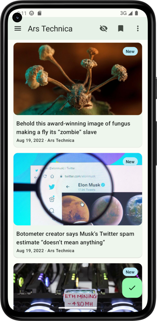 Feeder APK screenshot