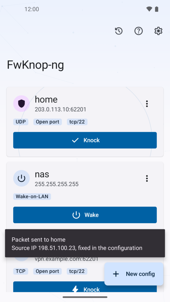 FwKnop-ng APK screenshot