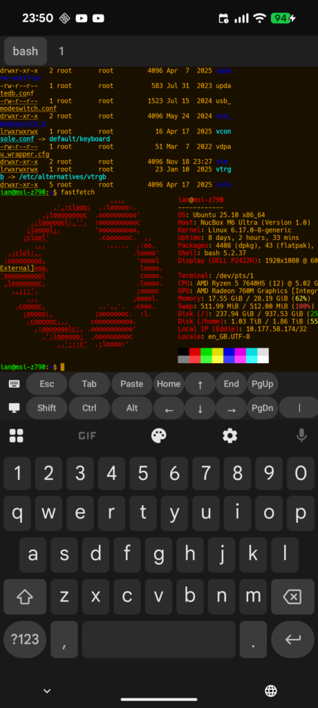 Haven SSH Client APK screenshot