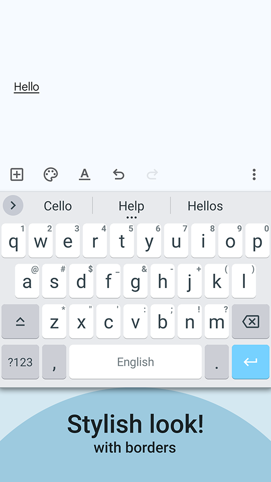 HeliBoard APK screenshot