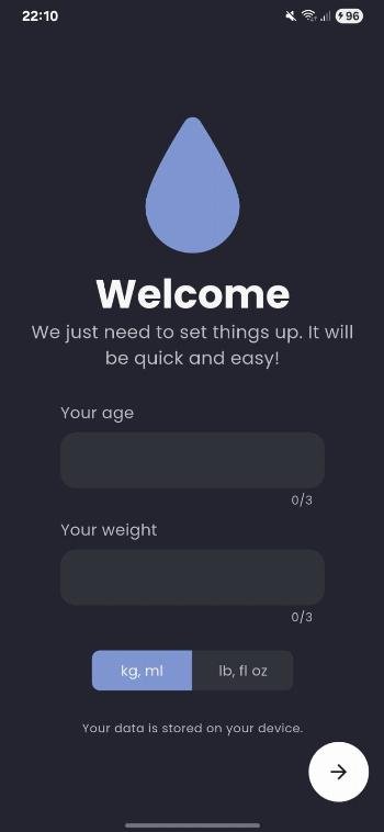 Hidroly: Water Reminder APK screenshot