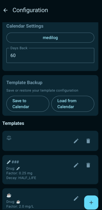 Medical Calendar Log APK screenshot