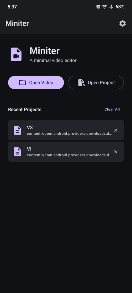 Miniter APK screenshot