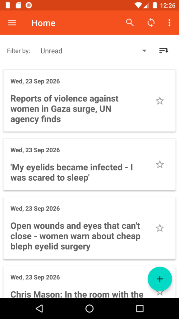 News Provider APK screenshot