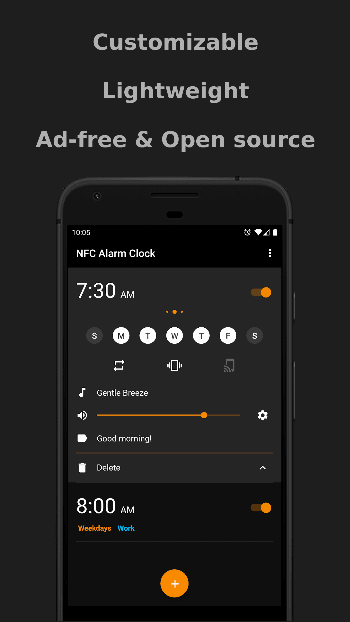 NFC Alarm Clock APK screenshot