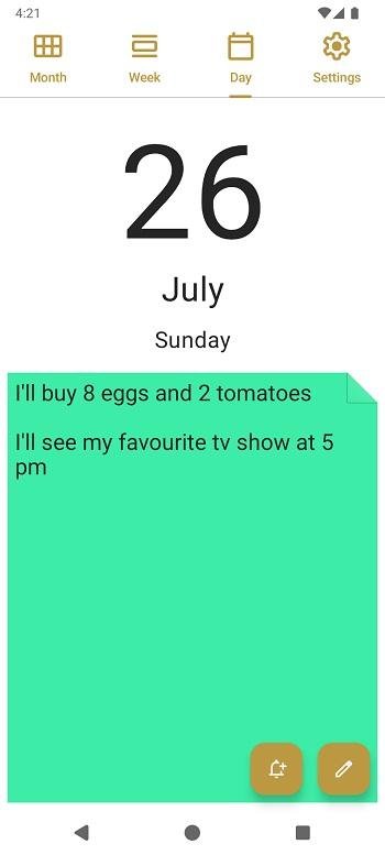 Note Calendar APK screenshot