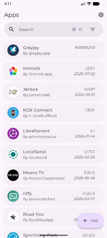 Obtainium APK screenshot