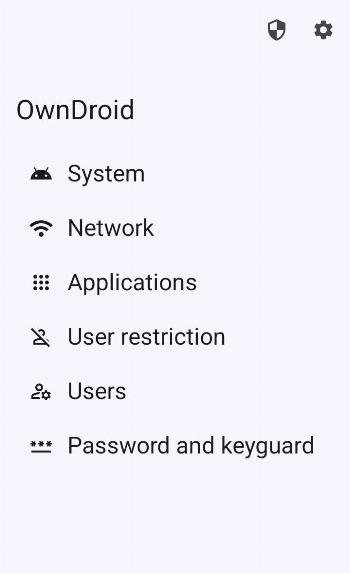 OwnDroid APK screenshot