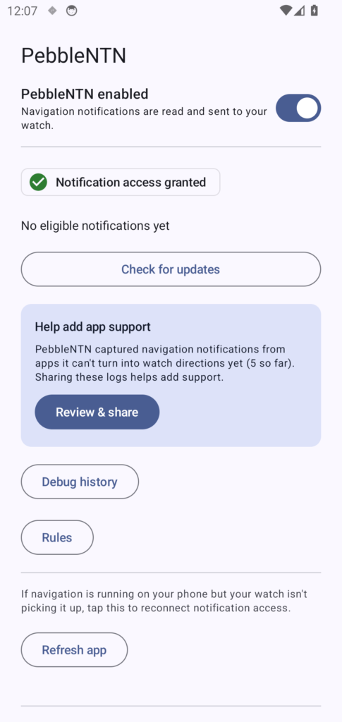 PebbleNTN APK screenshot