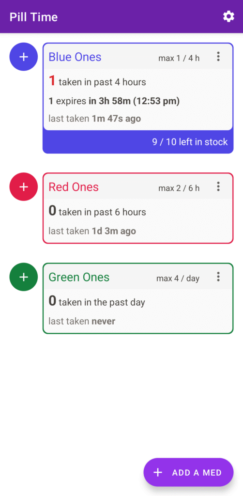 Pill Time APK screenshot
