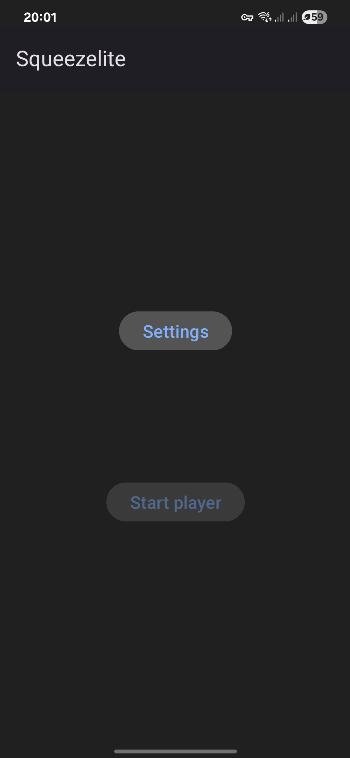 Squeezelite APK screenshot