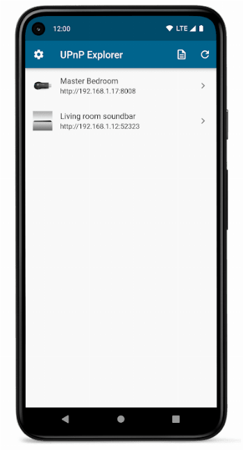 UPnP Explorer APK screenshot
