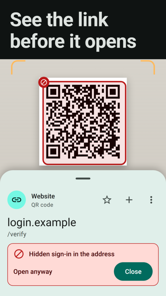 Verdetto: QR & Barcode Scanner APK screenshot
