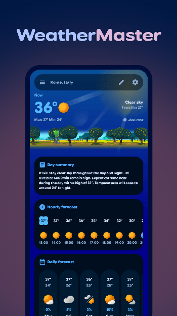 WeatherMaster APK screenshot