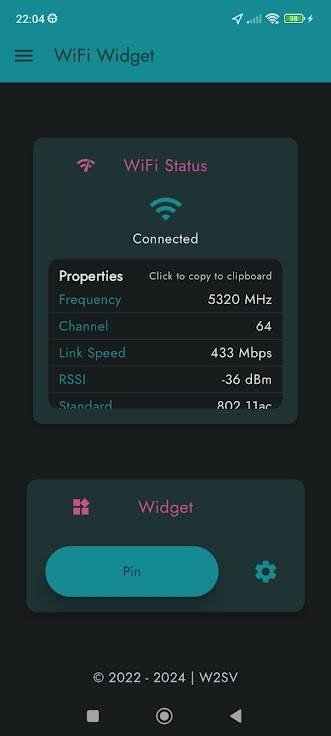 WiFi Widget APK screenshot